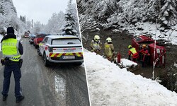 Die Landesstraße wurde aufgrund des Unfalls zwischenzeitlich komplett gesperrt.