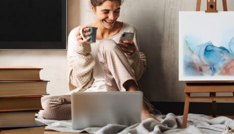 Fernsehen, lesen, im Internet surfen, vielleicht auch malen. Es gibt so vieles, das man abends ...