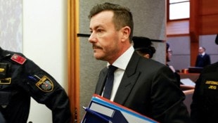 René Benko bei einem seiner zwei Prozesse in Innsbruck