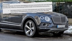 Auch dieser Bentley-SUV muss nicht in Österreich umgemeldet werden bzw. versichert sein.