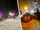 Bei Schneefall und Sturm wurde die Gruppe gerettet.