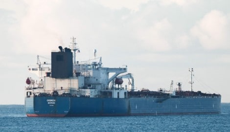 Der Frachter Grinch soll dazu gedient haben, die Sanktionen gegen Russland zu umgehen.