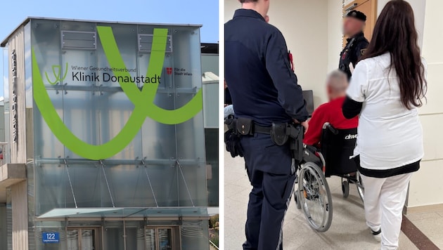 Der Obdachlose, der seinen Rollstuhl in der Klinik Donaustadt anzündete, hat bereits 17 ...