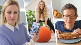 Verena Schaupp, Michaela Holzinger und Jakob Traby (v. l.) sind bei der Fasten-Challenge dabei.