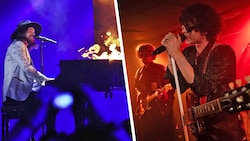 Muhrer beim ESC-Auftritt 2015 (li.). Heuer will er es an Nikotins Seite erneut versuchen.