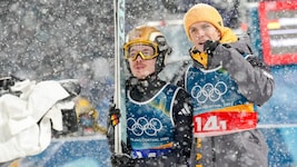 Philipp Raimund (l.) und Andreas Wellinger (r.) gingen leer aus.