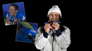 Elana Meyers Taylor raste im Monobob zur Goldmedaille.