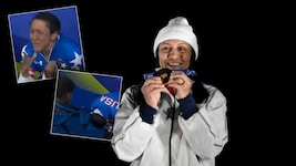 Elana Meyers Taylor raste im Monobob zur Goldmedaille.