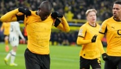 Serhou Guirassy präsentierte nach seinem Tor eine emotionale Botschaft.