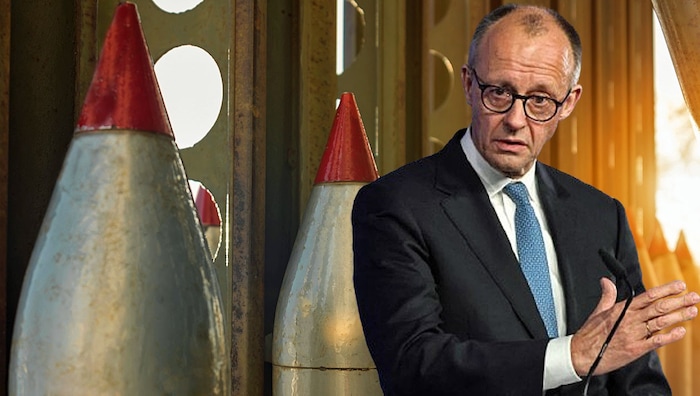 Bundeskanzler Friedrich Merz will mit Frankreich im Rahmen einer nuklearen Abschreckung ...