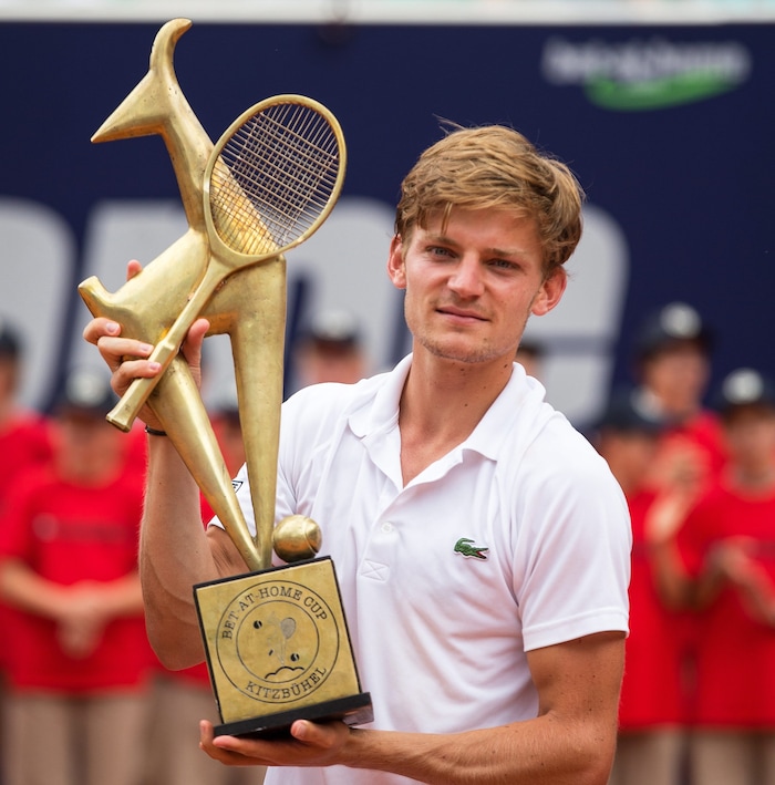 2014 triumphierte David Goffin nach einem Finalsieg gegen Dominic Thiem in Kitzbühel.