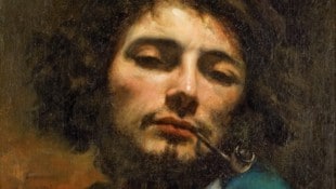 Selbstporträt von Gustave Courbet. 