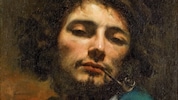 Selbstporträt von Gustave Courbet. 