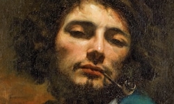 Selbstporträt von Gustave Courbet. 
