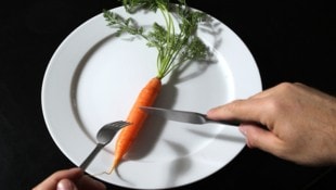 Selbst eine Karotte blieb mir am ersten Tag verwehrt.