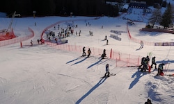 Vor dem Rennen herrschte in Cortina Rätselraten. Welches ist die schnellere Linie?