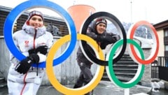 Hiemer (li.) &amp; Verbnjak gehen auf Medaillenjagd – Mittwoch im Single, Samstag im Mixed.