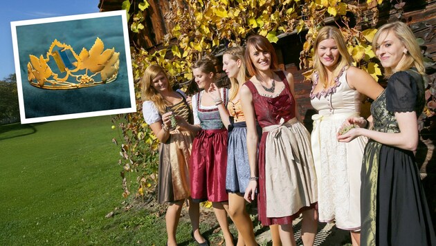 Kompetenz und Charisma muss eine Weinkönigin verbinden – sichtbares Zeichen ist die neue Krone.