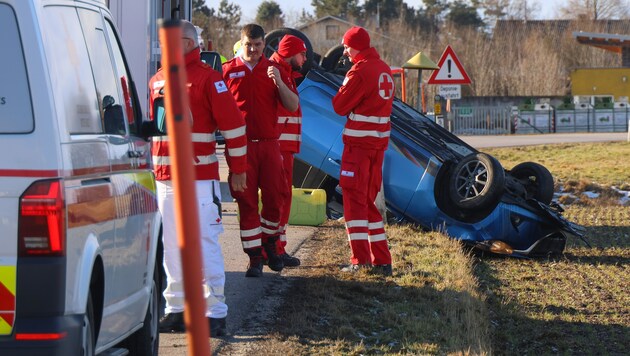 Die Mutter und ihr Baby kamen nach Wels ins Spital