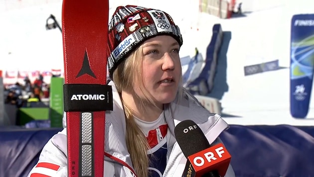 Lisa Hörhager war im ORF-Interview richtig sauer.