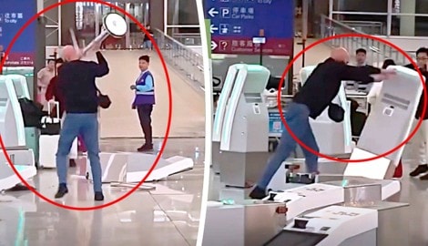 Sicherheitskräfte eilten herbei, um die Situation unter Kontrolle zu bringen.