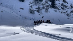 Eine der Lawinen ging in Kirchberg ab.