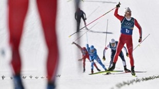 Johannes Hösflot Kläbo jubelte erneut.