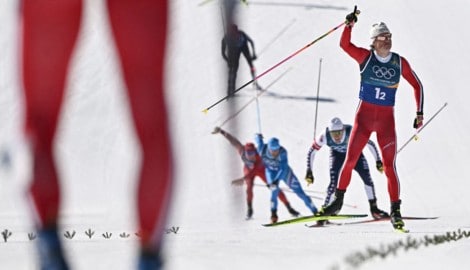 Johannes Hösflot Kläbo jubelte erneut.