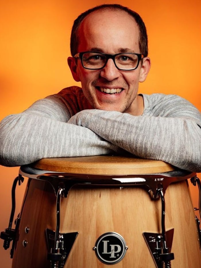 Claudio Spieler ist Perkussionist mit Leib und Seele.