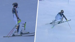 Enttäuschung bei Lena Dürr, die in der Entscheidung schon beim ersten Tor einfädelte.