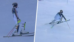 Enttäuschung bei Lena Dürr, die in der Entscheidung schon beim ersten Tor einfädelte.