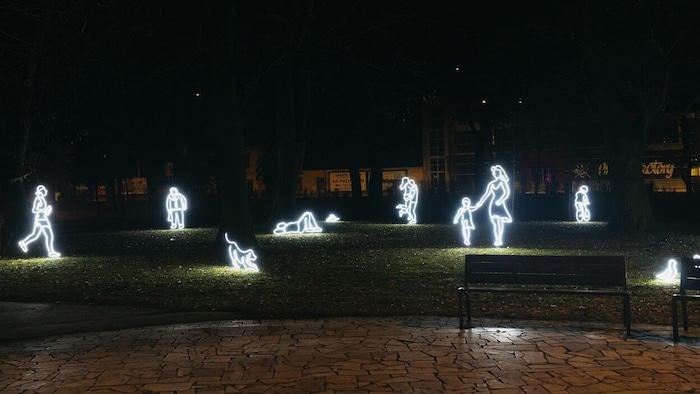 Auch im Park „wurde es Licht“.