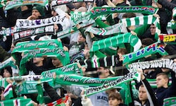 Nicht allen Rapid-Fans hat das gefallen ...