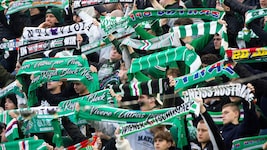 Nicht allen Rapid-Fans hat das gefallen ...