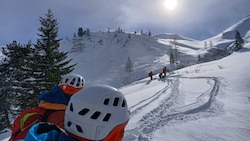 35 Bergretter eilten dem Verschütteten zur Hilfe 