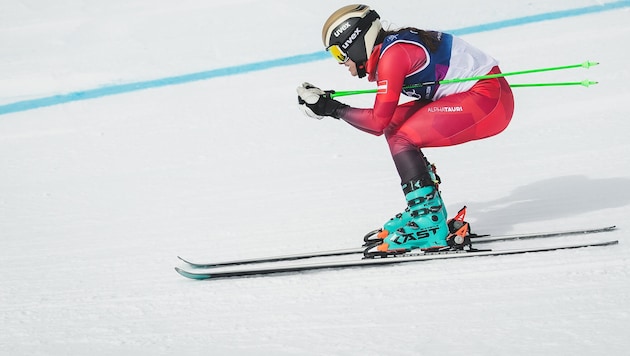 Sonja Gigler war am Mittwoch bereits auf dem Olympia-Kurs unterwegs.