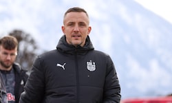 Daniel Beichler bei seinem ersten Training als Bullen-Coach.