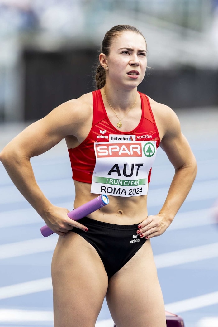 Isabel Posch lief schon 2024 mit der ÖLV-Staffel bei der EM in Rom.