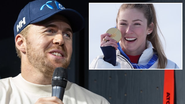Aleksander Aamodt Kilde und seine Liebste Mikaela Shiffrin.