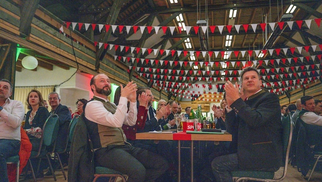 Lercher und Fellner standen beim Politischen Aschermittwoch der SPÖ auf der Bühne.
