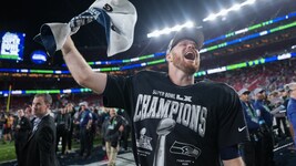 Sam Darnold, Quarterback der Seattle Seahawks, die wohl bald einen neuen Besitzer haben werden …