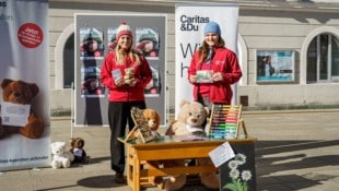 Sarah Lerchster (re) von youngCaritas und Bettina Zangl-Jagi von der Auslandshilfe