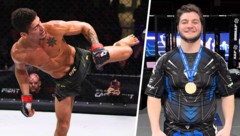 Erfolgreich: James Heryck (li.) holte bei den Seniors Bronze, David Zargarian Junior-Gold.