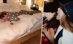 Nach ihrem Besuch im Austria House wartete auf Mikaela Shiffrin nur noch eine „Pyjama-Party“. 