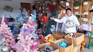 Bei Gollnhubers wird die letzte Weihnachtsdeko abgebaut.