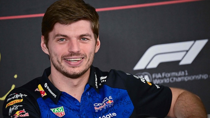 Max Verstappen war in der Medienrunde gut gelaunt.