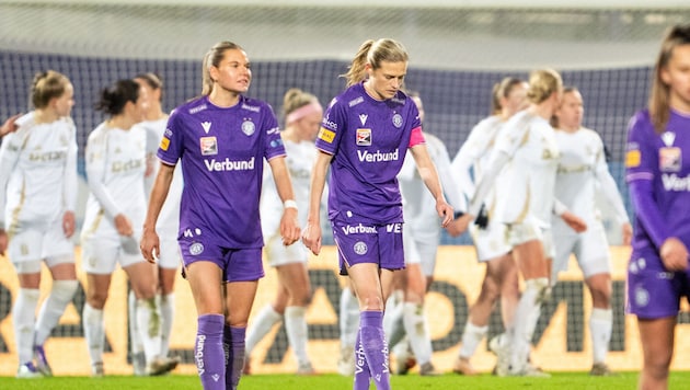 Kapitänin Carina Wenninger und Co. mussten sich von der Europa-Bühne verabschieden.