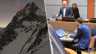 Das Drama spielte sich in der Nacht auf den 19. Jänner 2025 ab. Rechts der Angeklagte beim ...