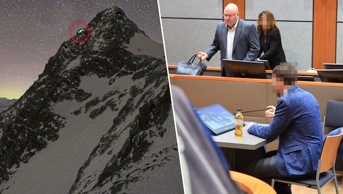 Das Drama spielte sich in der Nacht auf den 19. Jänner 2025 ab. Rechts der Angeklagte beim ...