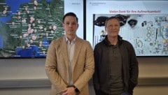 Andreas Tiroch vom Bundeskriminalamt und Manfred Resch vom Landeskriminalamt Steiermark
